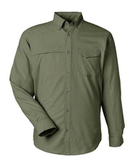 HUK Woven Shirts S / Moss HUK - Men's Tide Point Long Sleeve Shirt