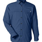 HUK Woven Shirts S / Naval Academy HUK - Men's Tide Point Long Sleeve Shirt