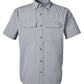 HUK Woven Shirts S / Night Owl HUK - Men's Creekbed Short Sleeve Shirt