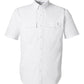 HUK Woven Shirts S / White HUK - Men's Creekbed Short Sleeve Shirt