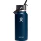 Hydro Flask Accessories 32oz / Indigo Hydro Flask - Wide Mouth w/ Flex Straw Cap 32oz