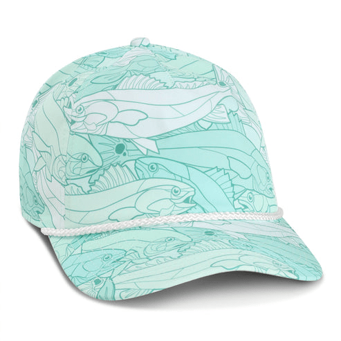 Imperial Headwear Adjustable / Aqua Imperial - The Golden Hour Cap