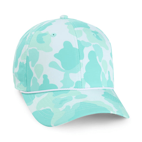 Imperial Headwear Adjustable / Frog Skin Camo Aqua Imperial - The Outtasite Printed Performance Rope Cap