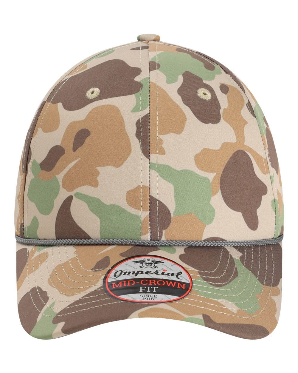 Imperial Headwear Adjustable / Frog Skin Camo/Brown Imperial - The Outtasite Printed Performance Rope Cap