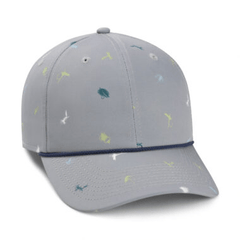 Imperial Headwear Adjustable / Grey Imperial - The Outtasite Printed Performance Rope Cap