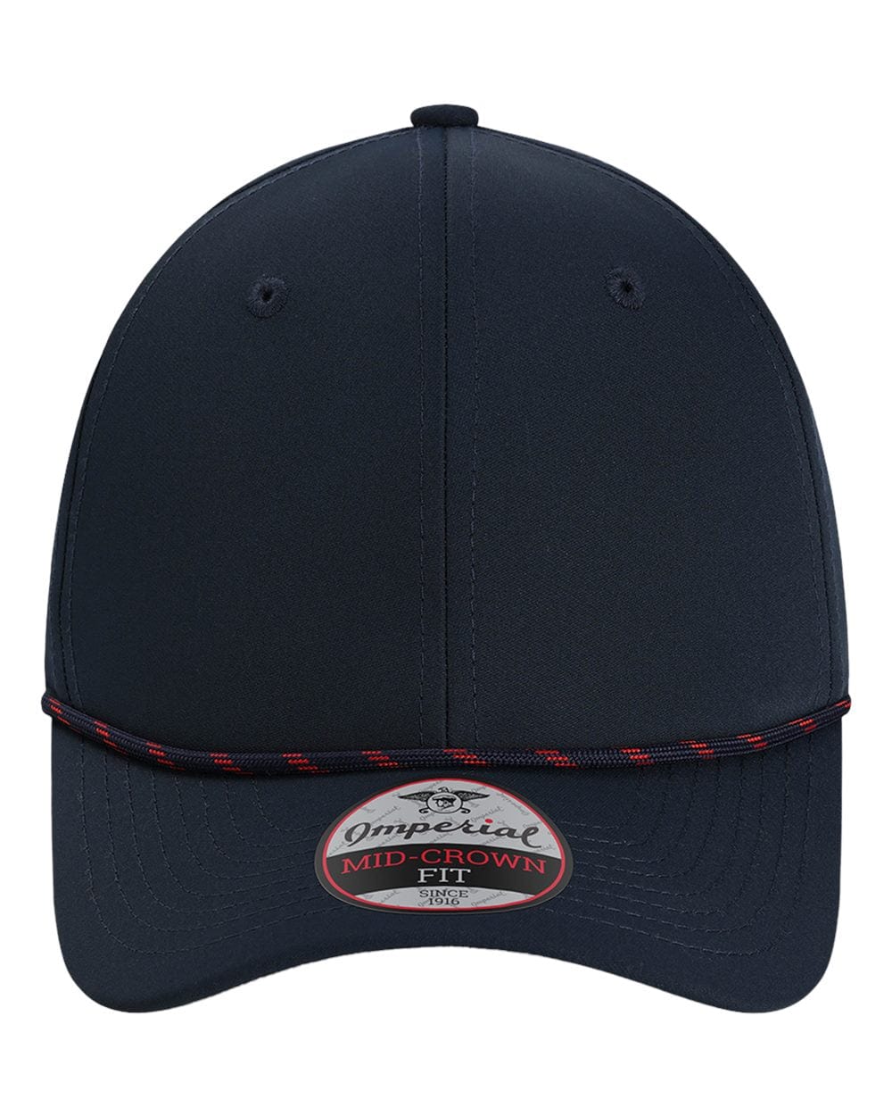 Imperial Headwear Adjustable / Navy/Navy/Red Imperial - The Wingman Cap