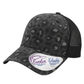 Infinity Her Headwear Adjustable / Black Leopard/Black Infinity Her - CHARLIE Trucker Ponytail Cap Patterned