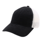 Infinity Her Headwear Adjustable / Black/White Infinity Her - ANNIE Peached Twill Mesh Back Ponytail Cap