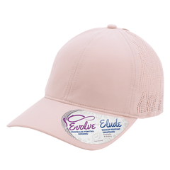 Infinity Her Headwear Adjustable / Dusty Pink/Floral Infinity Her - GABY Perforated Performance Ponytail Cap