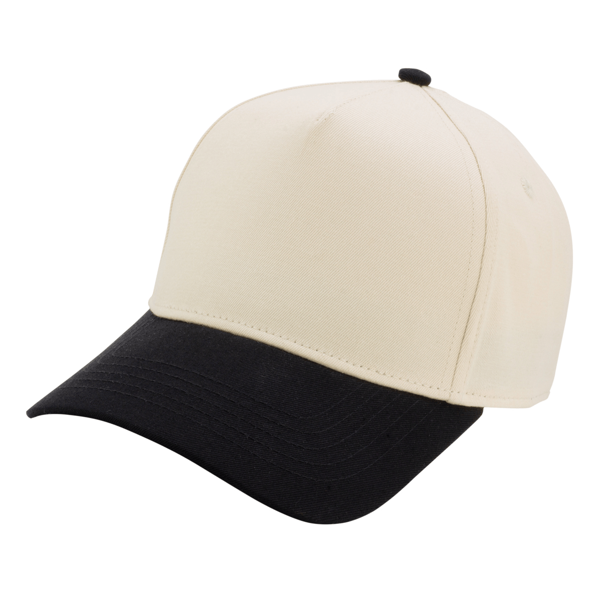 Infinity Her Headwear Adjustable / Ivory/Black/Leopard Camo Infinity Her - COLBIE Two-Tone Five-Panel Ponytail Cap