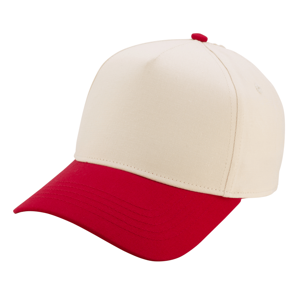 Infinity Her Headwear Adjustable / Ivory/Red/Leopard Camo Infinity Her - COLBIE Two-Tone Five-Panel Ponytail Cap