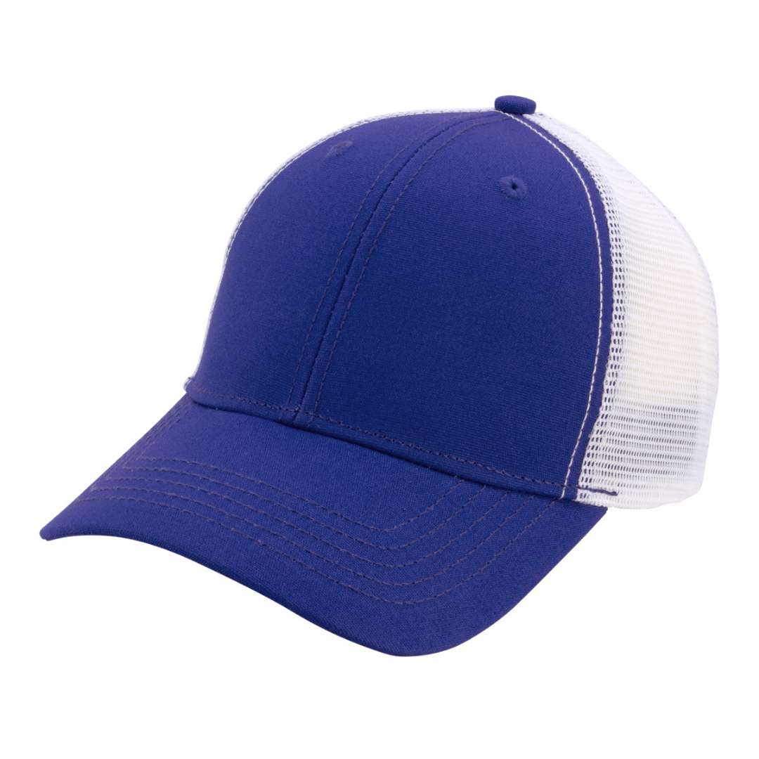 Infinity Her Headwear Adjustable / Royal/White Infinity Her - CHARLIE Trucker Ponytail Cap Solid