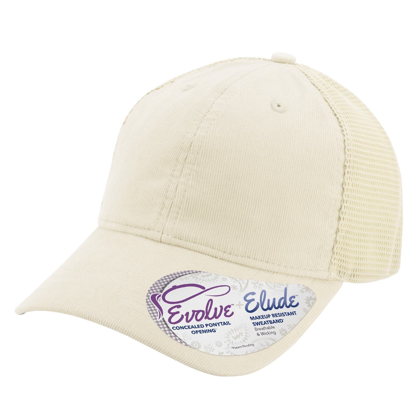 Infinity Her Headwear Adjustable / Vanilla/Tonal Longhorn/Vanilla Infinity Her - JO Corduroy Ponytail Cap