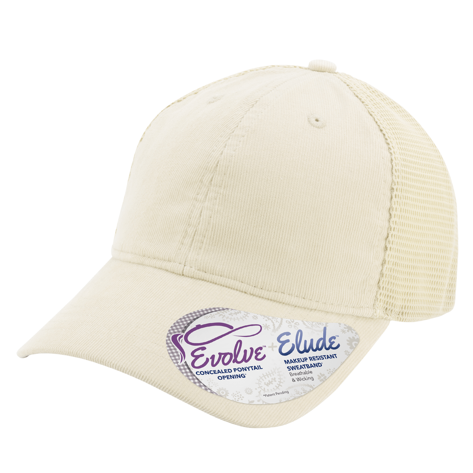 Infinity Her Headwear Adjustable / Vanilla/Tonal Longhorn/Vanilla Infinity Her - JO Corduroy Ponytail Cap