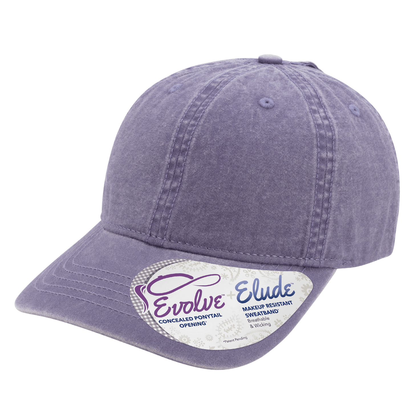 Infinity Her Headwear Adjustable / Violet/Floral Infinity Her - CASSIE Ponytail Cap