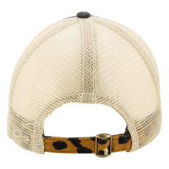 Infinity Her Headwear Infinity Her - JANET Printed Visor/Mesh-Back Ponytail Cap