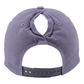Infinity Her Headwear Infinity Her - MAYA Washed 5-Panel Rope Ponytail Cap