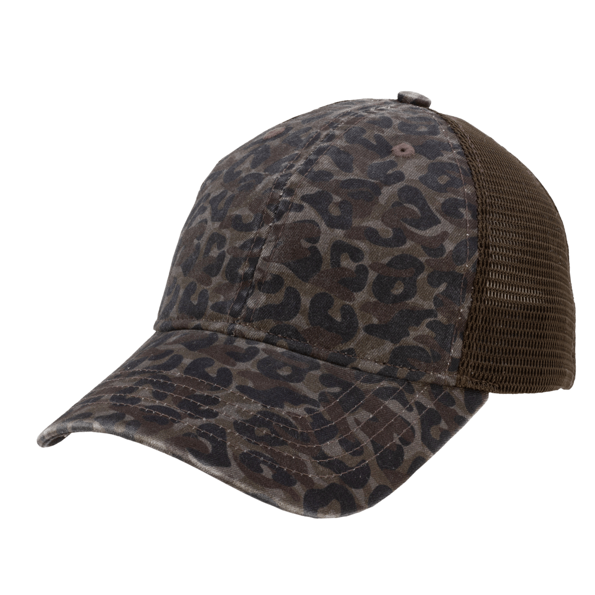 Infinity Her - ANNIE Peached Twill Mesh Back Ponytail Cap