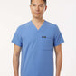 JAANUU Scrubs JAANUU - Men's Holmes Everyday 1-Pocket Scrub V-Neck Top