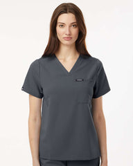 JAANUU Scrubs JAANUU - Women's Rhena Essential 1-Pocket Scrub V-Neck Top