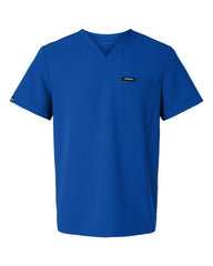 JAANUU Scrubs XS / Royal Blue JAANUU - Men's Holmes Everyday 1-Pocket Scrub V-Neck Top