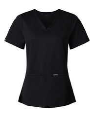 JAANUU Scrubs XXS / Black JAANUU - Women's Cesi Ultrasoft Scrub V-Neck Top