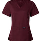 JAANUU Scrubs XXS / Burgundy JAANUU - Women's Cesi Ultrasoft Scrub V-Neck Top