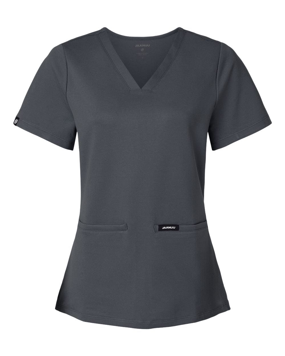 JAANUU Scrubs XXS / Carbon Grey JAANUU - Women's Cesi Ultrasoft Scrub V-Neck Top