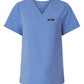 JAANUU Scrubs XXS / Ceil Blue JAANUU - Women's Rhena Essential 1-Pocket Scrub V-Neck Top