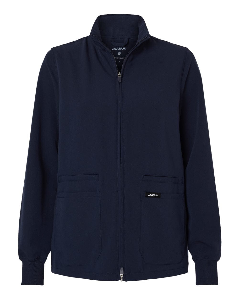 JAANUU Scrubs XXS / Midnight Navy JAANUU - Women's Ceri Essential Full-Zip 6-Pocket Scrub Jacket