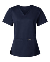 JAANUU Scrubs XXS / Midnight Navy JAANUU - Women's Cesi Ultrasoft Scrub V-Neck Top