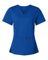 JAANUU Scrubs XXS / Royal Blue JAANUU - Women's Cesi Ultrasoft Scrub V-Neck Top