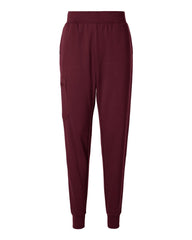 JAANUU Scrubs XXSP / Burgundy JAANUU - Women's Petite Rubi Ultrasoft Scrub Joggers