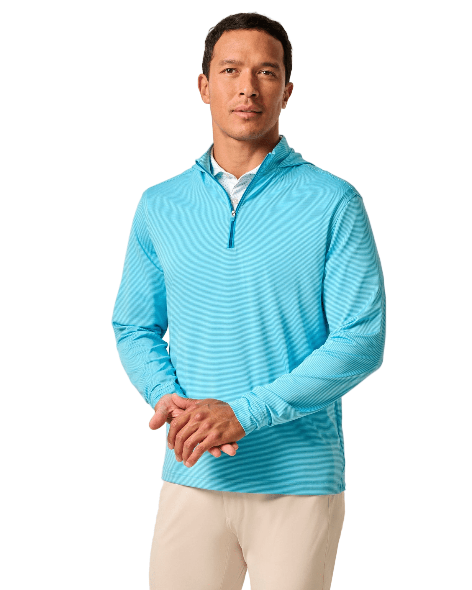 Johnnie-O - Hybrid Performance 1/4 Zip Hoodie – Threadfellows Johnnie-O - Hybrid Performance 1/4 Zip Hoodie – Threadfellows