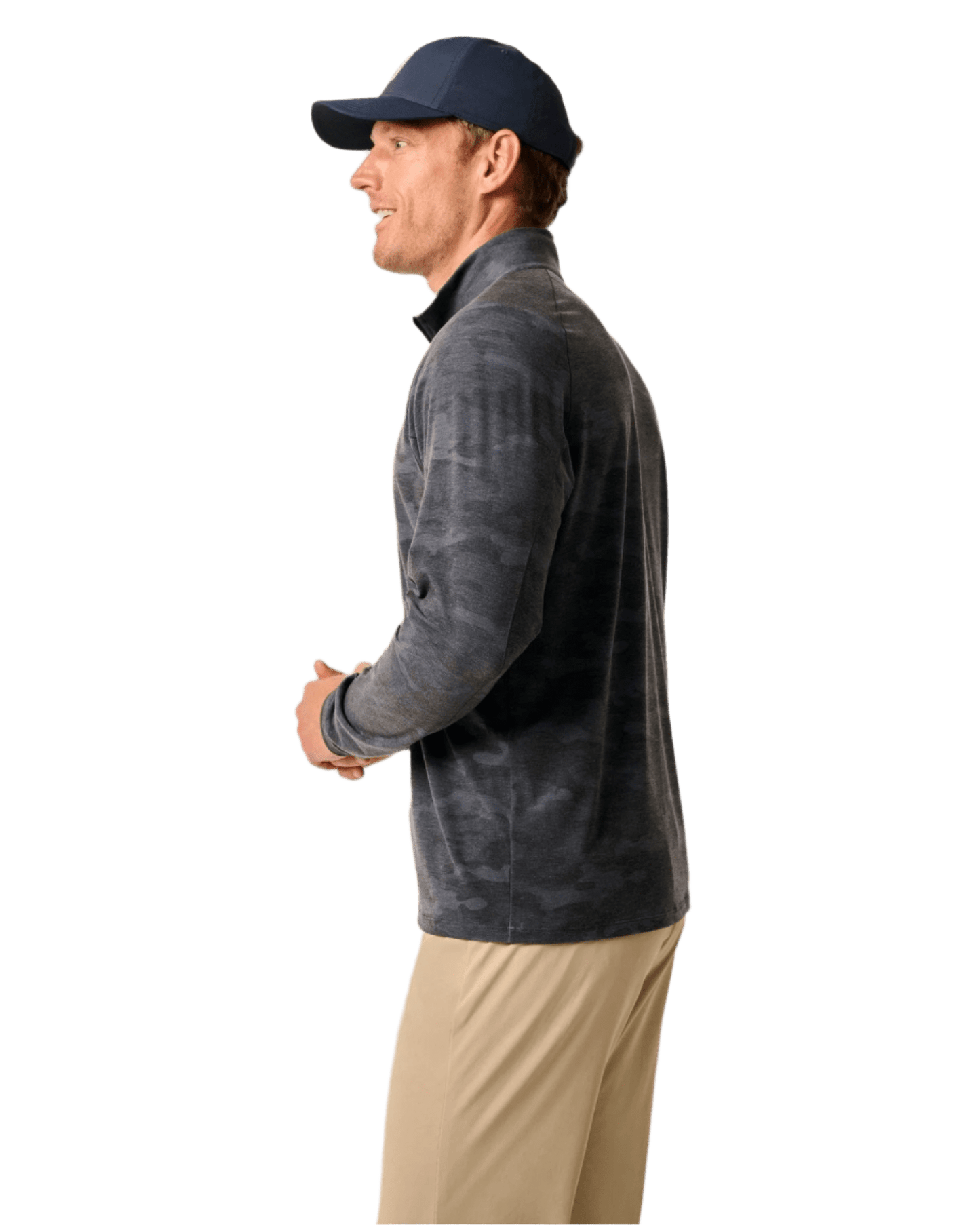 johnnie-O Layering johnnie-O - Patton Performance Camo 1/4-Zip Pullover