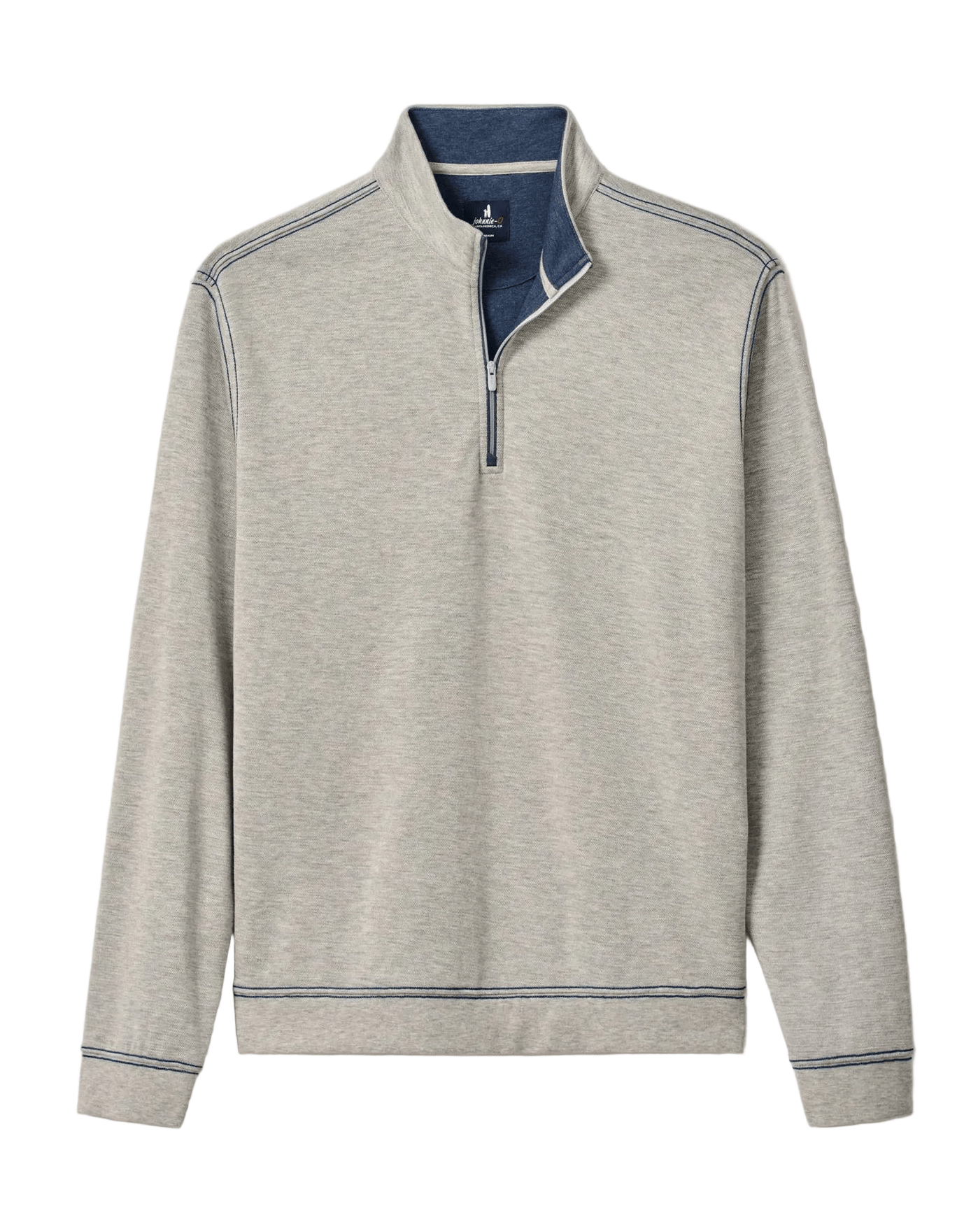 Johnnie-O Layering Light Grey / S Johnnie-O - Hanks "Lightweight Sully" 1/4 Zip Pullover