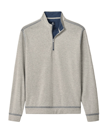 Johnnie-O Layering Light Grey / S Johnnie-O - Hanks "Lightweight Sully" 1/4 Zip Pullover