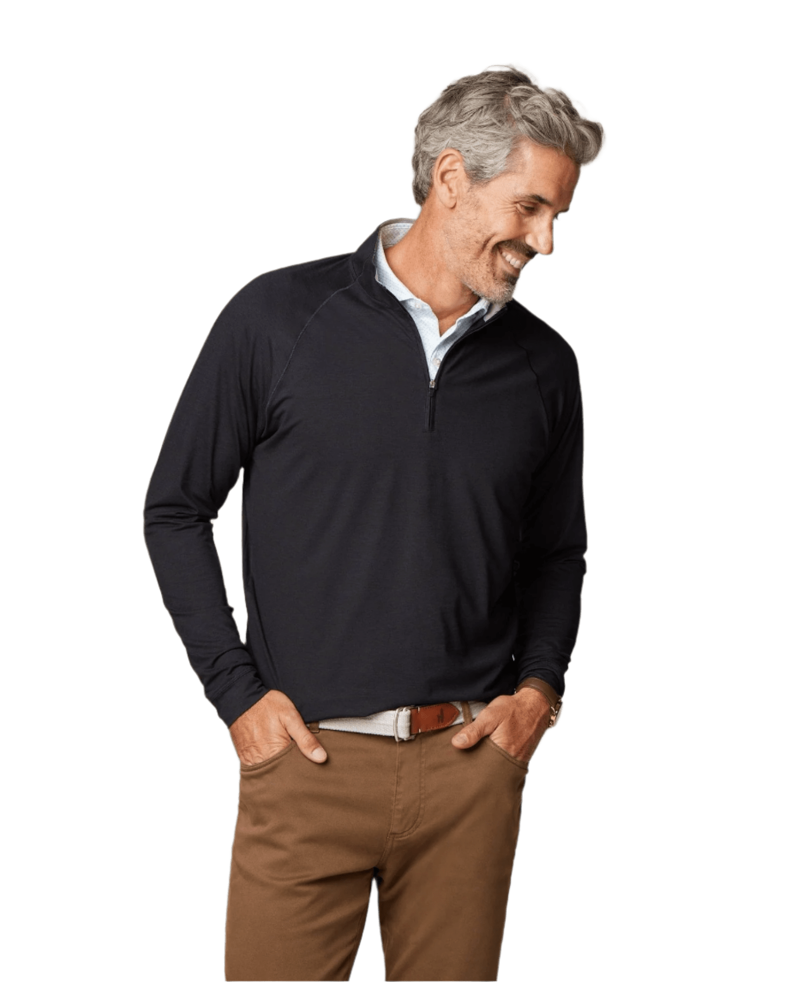 johnnie-O Layering S / Black johnnie-O - Freeborne Performance 1/4 Zip Pullover