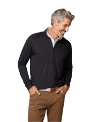 johnnie-O Layering S / Black johnnie-O - Freeborne Performance 1/4 Zip Pullover