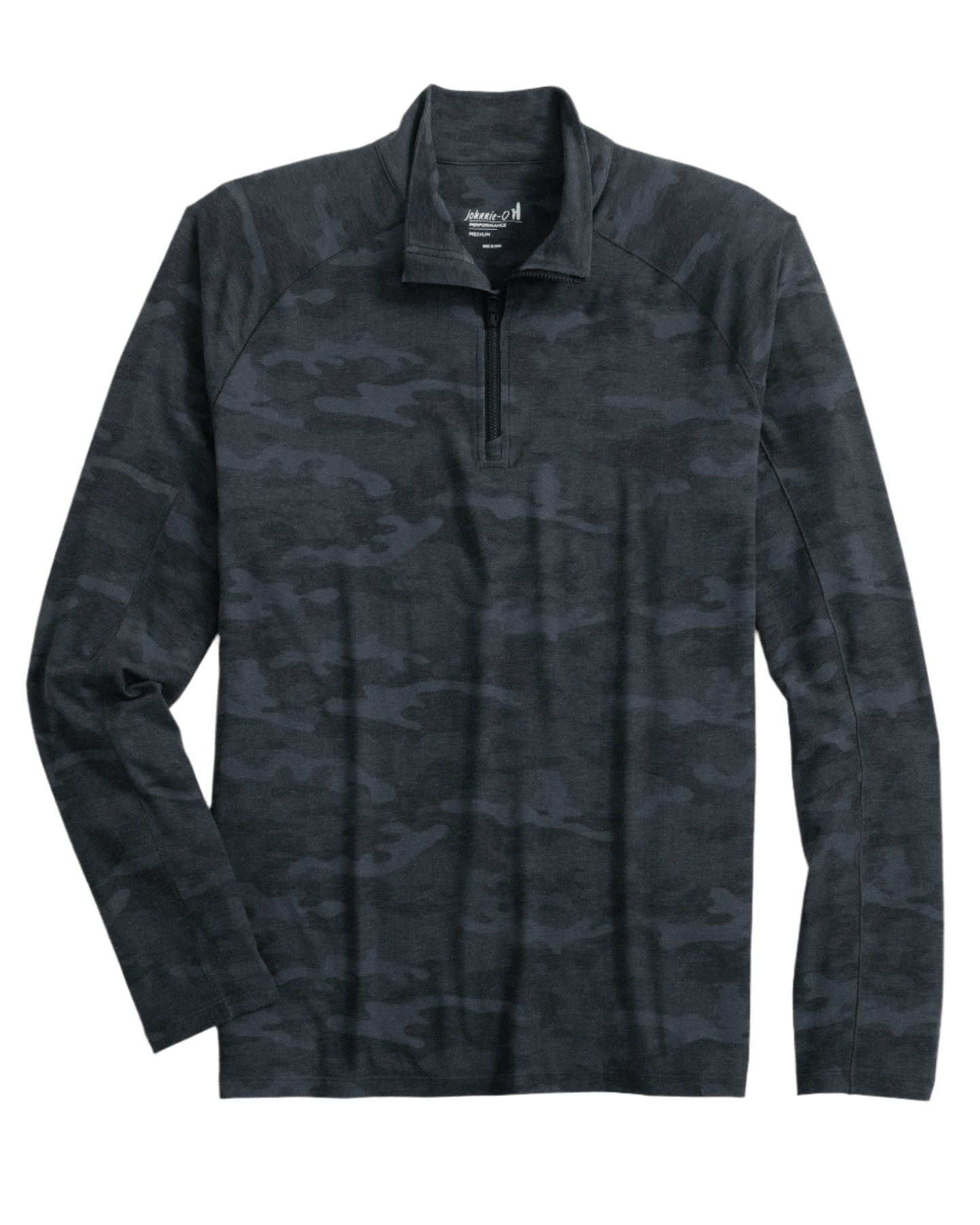 johnnie-O Layering S / Heather Black johnnie-O - Patton Performance Camo 1/4-Zip Pullover