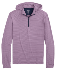 johnnie-O Layering S / Navy/Porto Pink johnnie-O - Hybrid Performance 1/4 Zip Hoodie