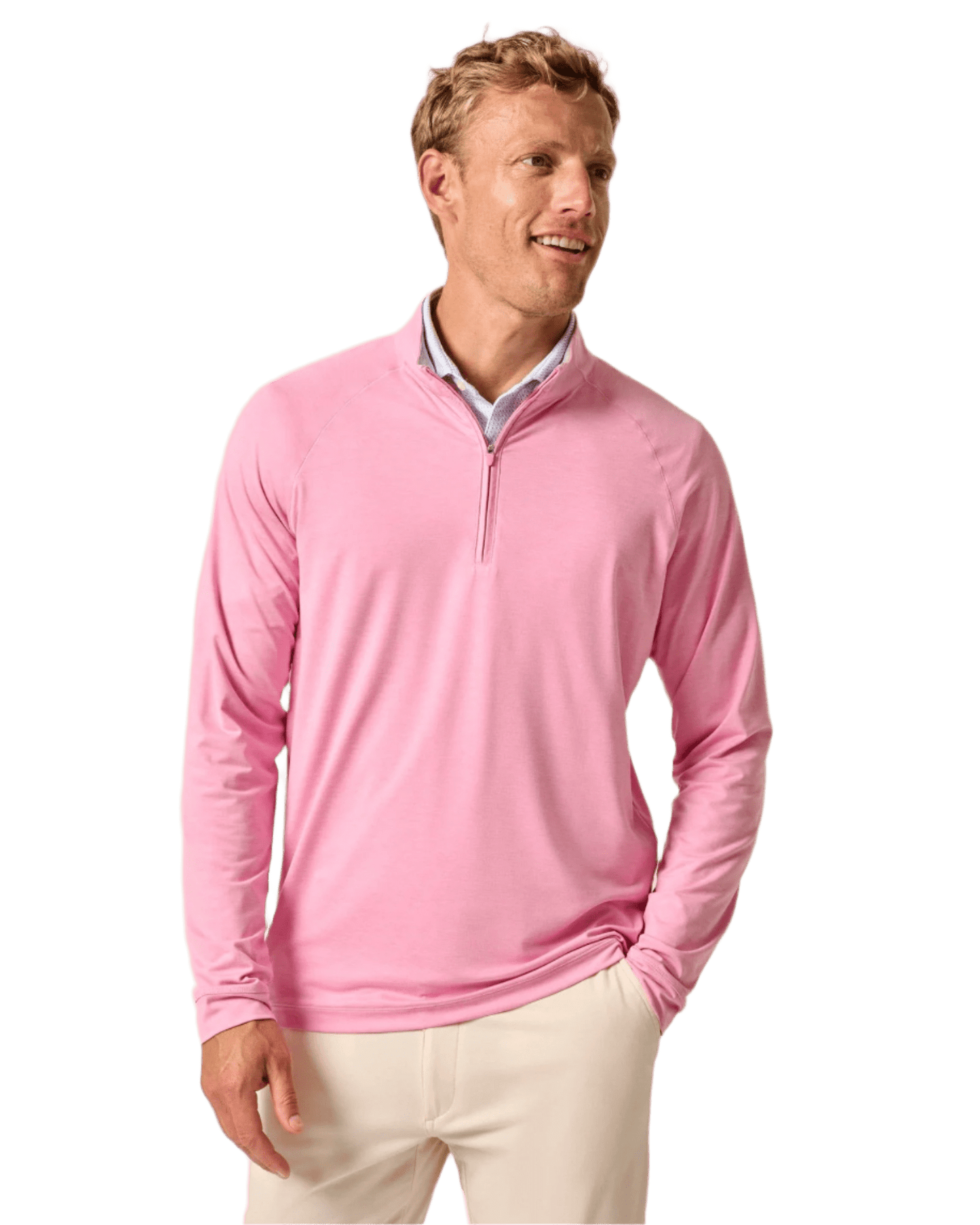 johnnie-O Layering S / Porto Pink johnnie-O - Freeborne Performance 1/4 Zip Pullover
