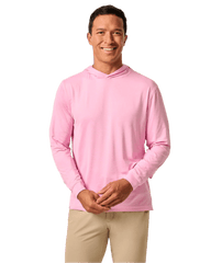 johnnie-O Layering S / Porto Pink johnnie-O - Talon Featherweight Performance T-Shirt Hoodie