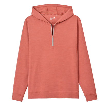 Johnnie-O Layering S / Washed Red Johnnie-O - Bixler Performance 1/4 Zip Hoodie