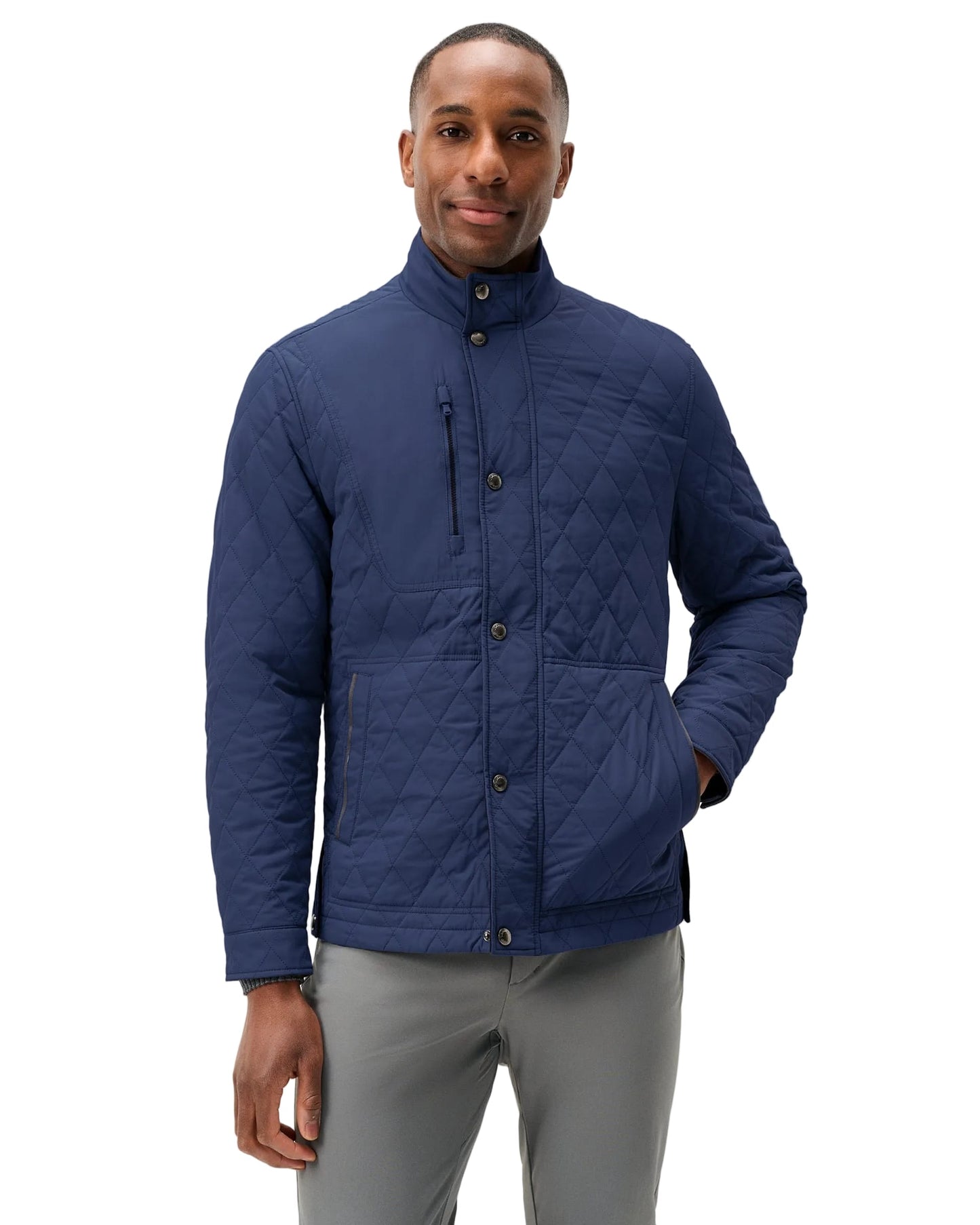 Johnnie-O Outerwear Johnnie-O - Juno Quilted Snap Jacket