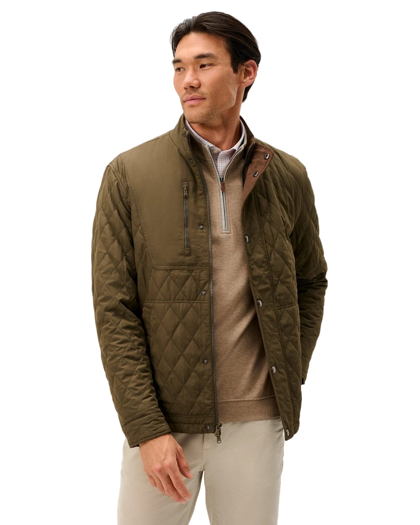 Johnnie-O Outerwear Johnnie-O - Juno Quilted Snap Jacket