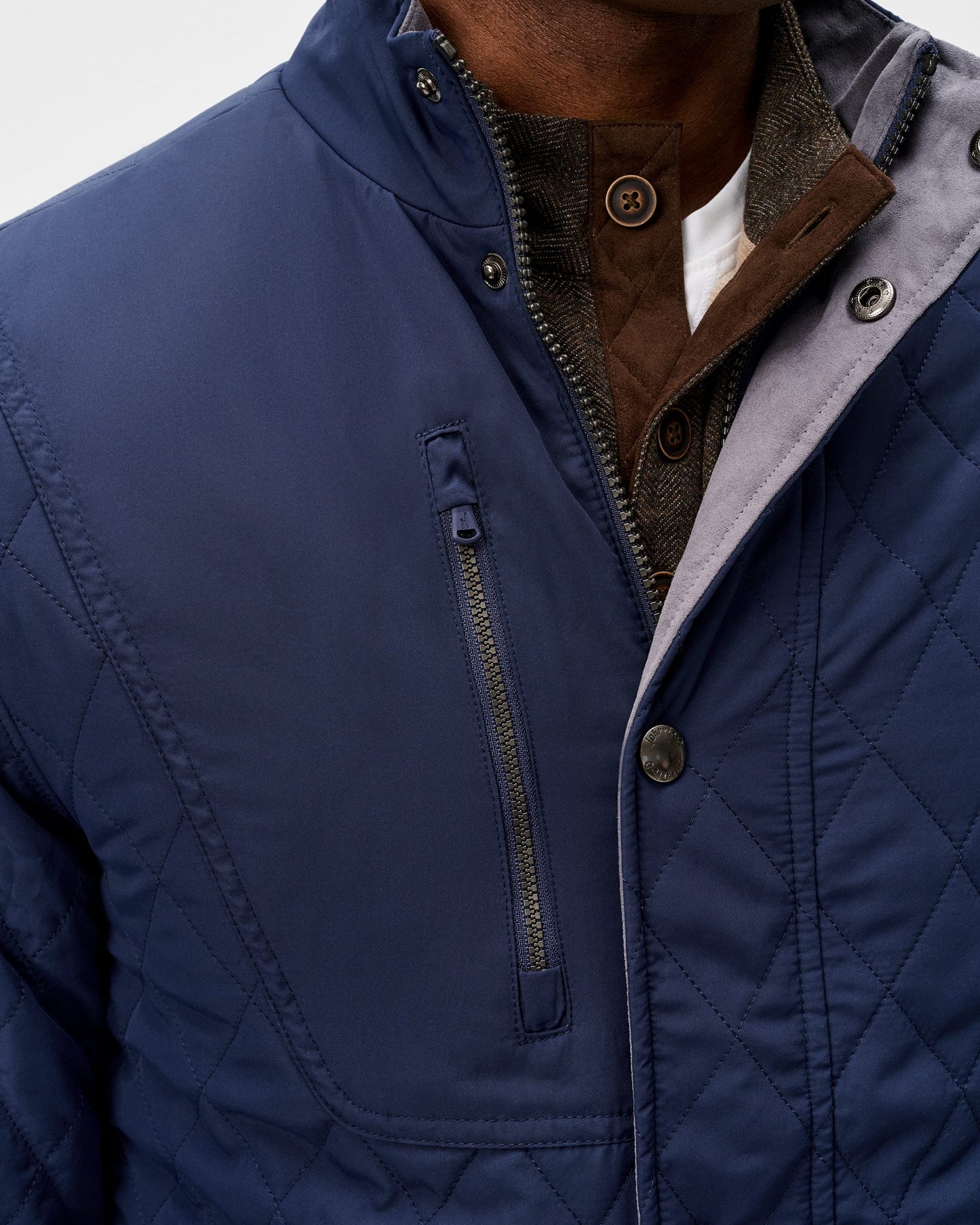 Johnnie-O Outerwear Johnnie-O - Juno Quilted Snap Jacket