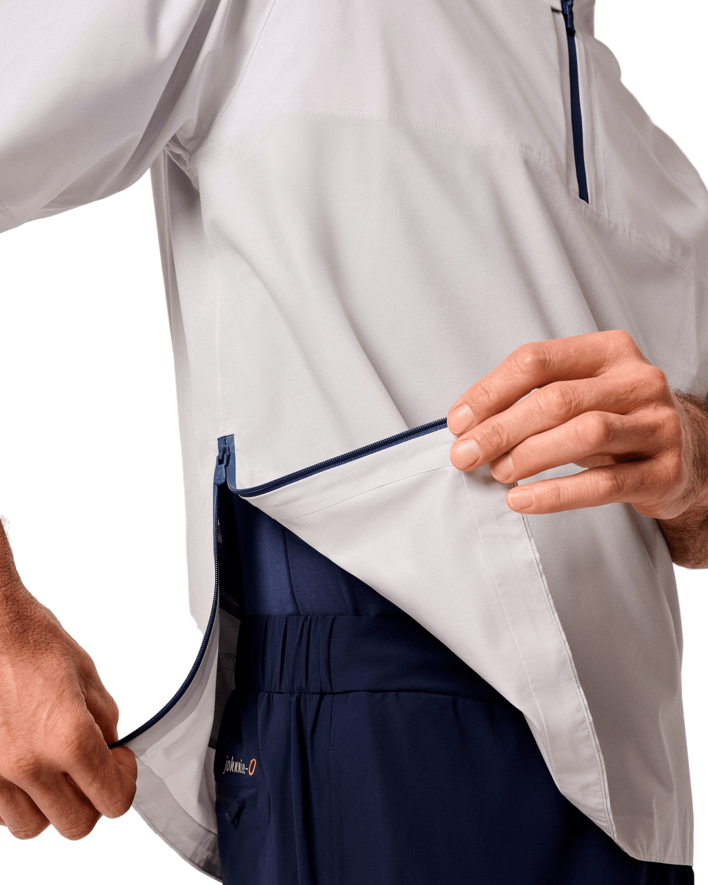 Johnnie-O Outerwear Johnnie-O - Stealth Stowable Short Sleeve Rain Jacket