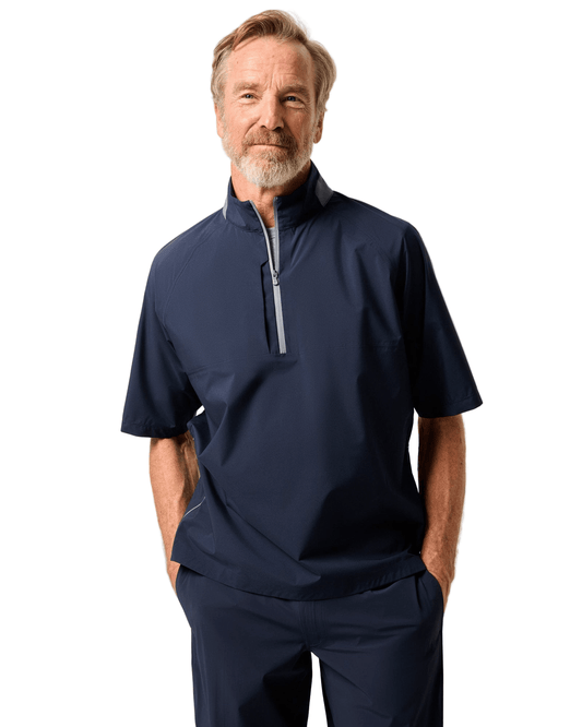 Johnnie-O Outerwear Johnnie-O - Stealth Stowable Short Sleeve Rain Jacket