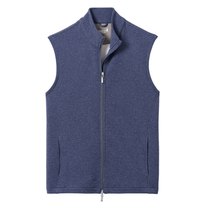 Johnnie-O Outerwear S / Navy Johnnie-O - Reggie Ribbed Performance Vest
